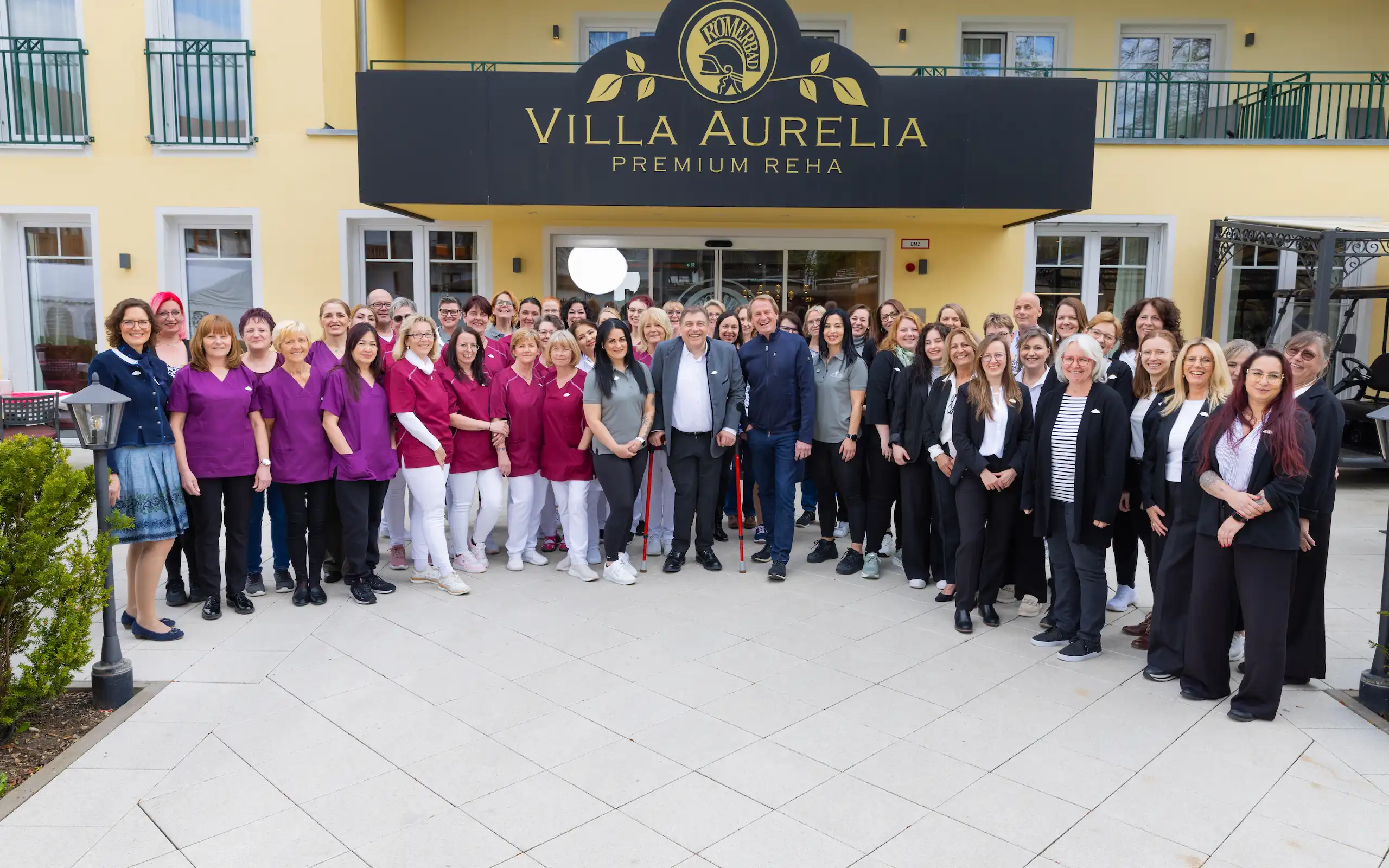 Team der Villa Aurelia im Römerbad